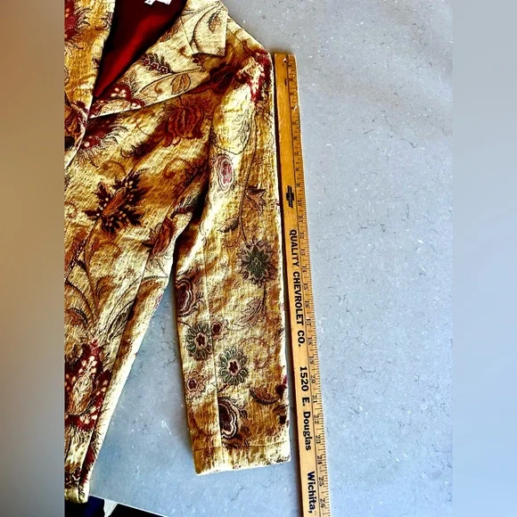 CAbi Fall Floral Coat vintage size 6 - Picture 8 of 13